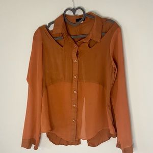 Rustic Orange Blouse